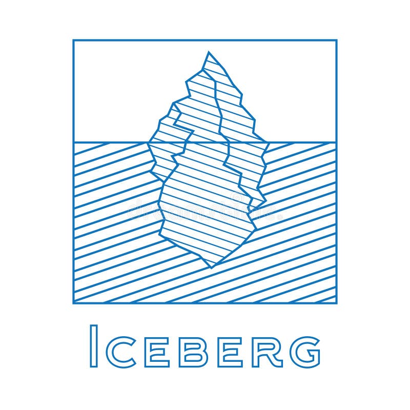 Blank Iceberg Printable