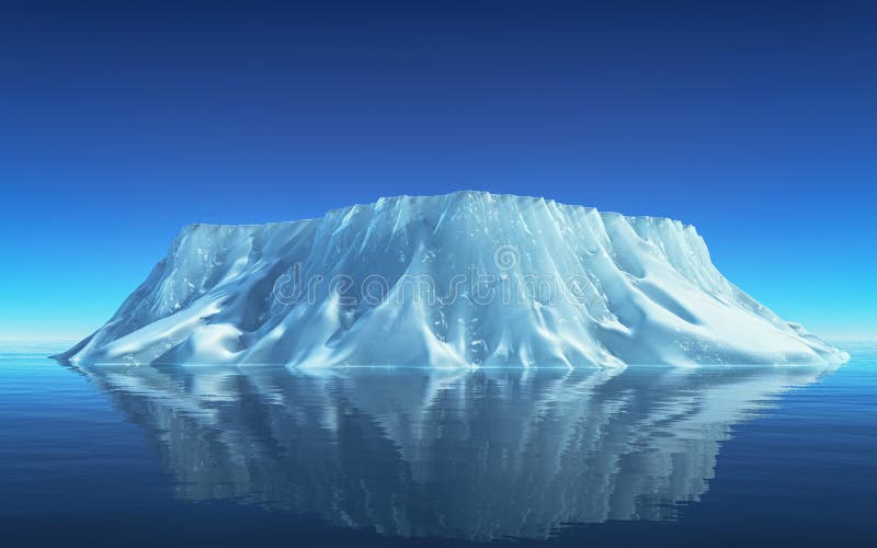 Iceberg in the ocean