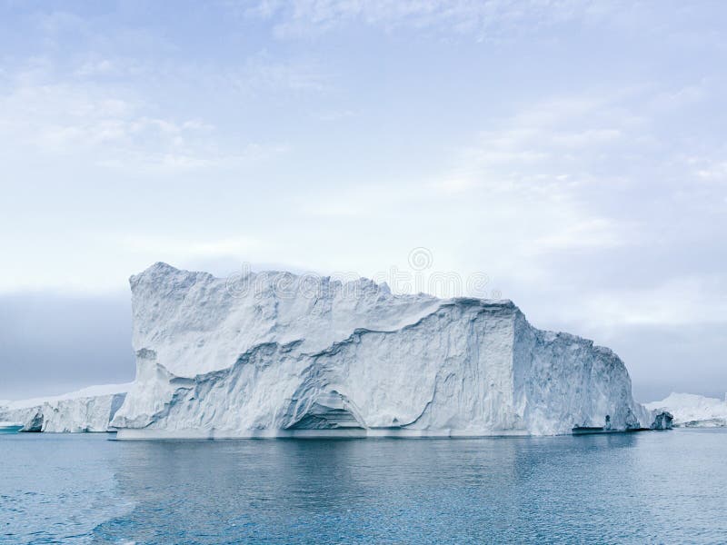 Icebergs on the Arctic Ocean Stock Photo - Image of fjord, change: 133399040