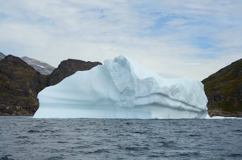 Icebergs Floating in the Atlantic Ocean, Greenland