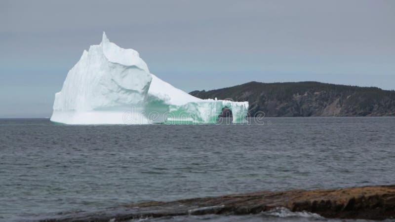 Icebergs le long de la côte de terre-neuve-et-labrador.