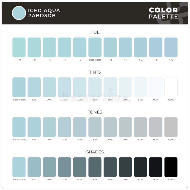 Blue Color Chart Shades Stock Illustrations – 364 Blue Color Chart Shades  Stock Illustrations, Vectors & Clipart - Dreamstime