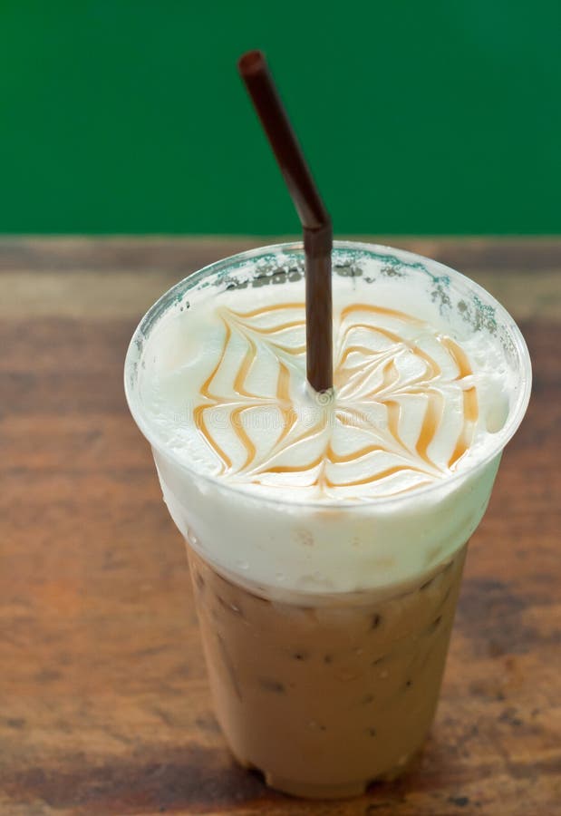 Iced cafekaffe royaltyfri bild