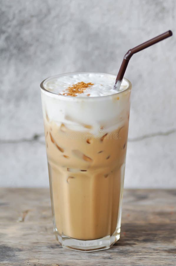Iced Coffee or Iced Cappuccino, Coffee Stock Image Image of dessert