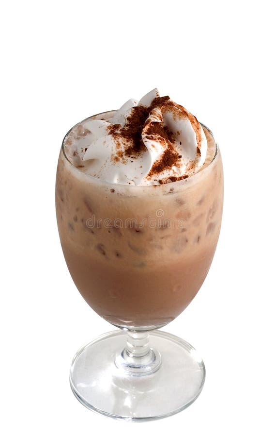 Iced kaffe royaltyfria bilder