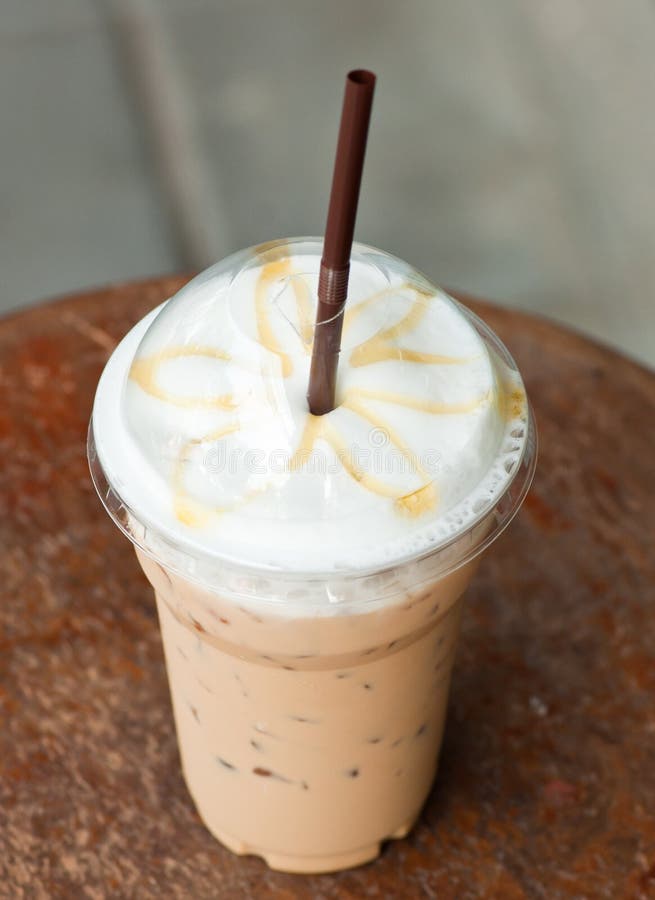 Iced kaffe arkivfoton
