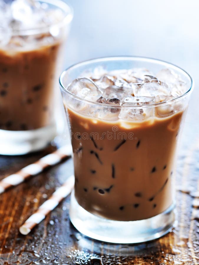 Iced kaffe arkivfoto