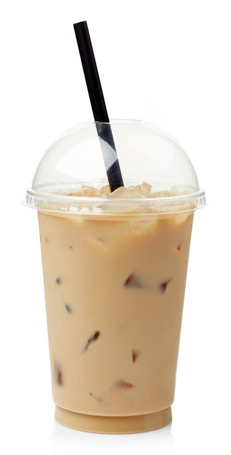 Iced kaffe fotografering för bildbyråer