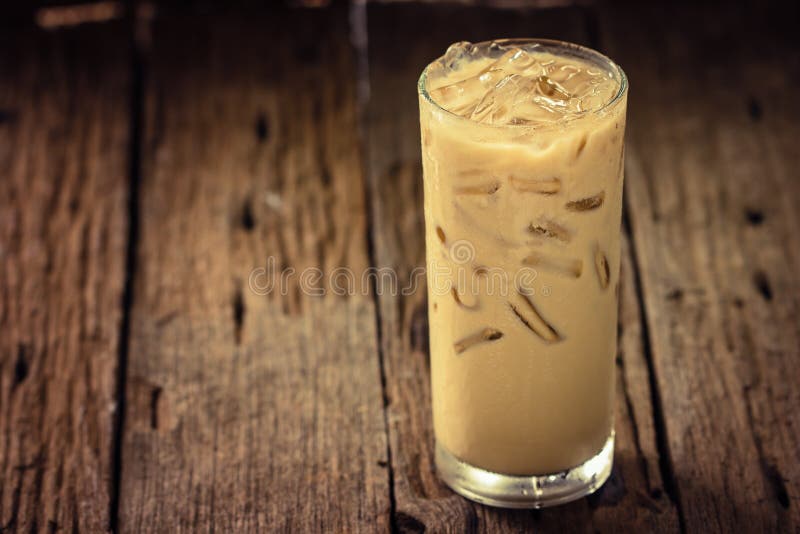 Iced kaffe royaltyfria foton