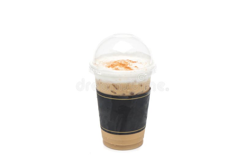 Iced Coffee Caffe Latte Takeaway Cup Stock Photo 537538621