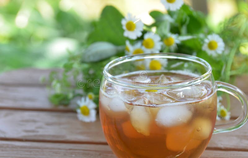 Iced tea stock image. Image of outdoor, drink, leaves 39555883