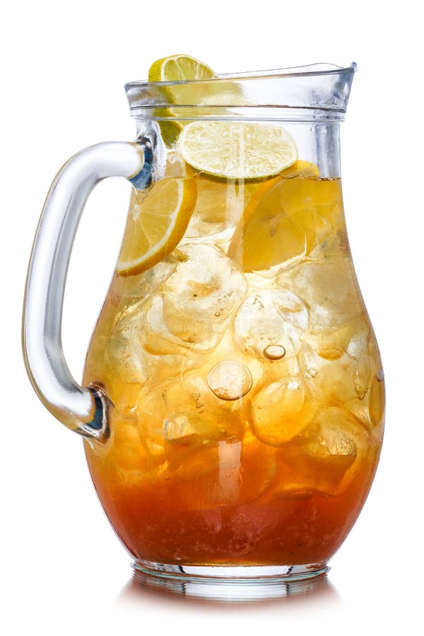 Iced tea in the pitcher stock photo. Image of refreshing - 44876398