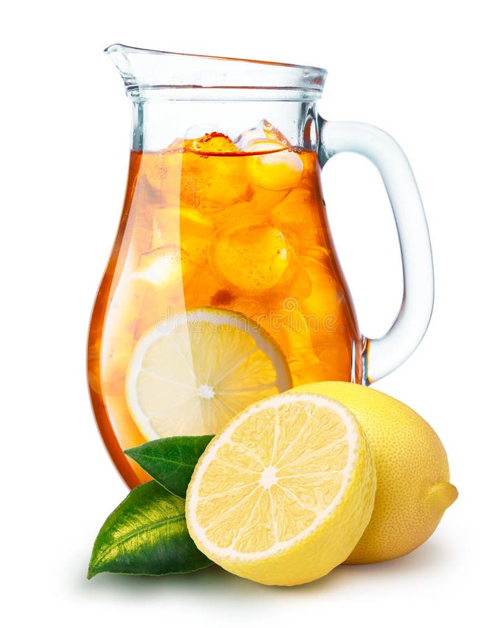 https://thumbs.dreamstime.com/b/iced-tea-pitcher-jug-full-lemonade-lemons-foreground-66514272.jpg