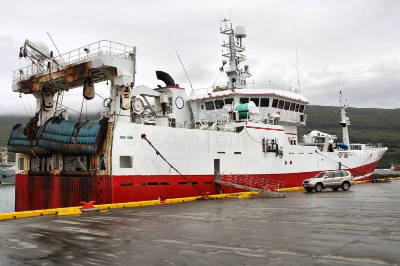Iceland - fishing ship royalty free stock photography Iceland - fishing ship royalty free stock photography