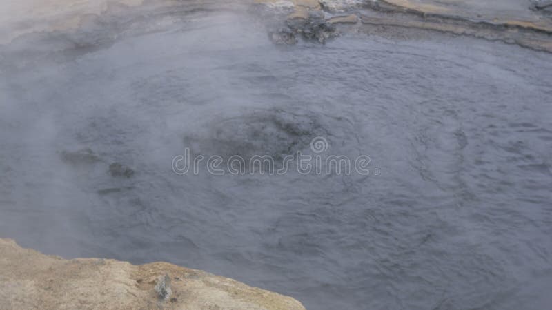 Iceland nature landscape volcano mudpot hot spring