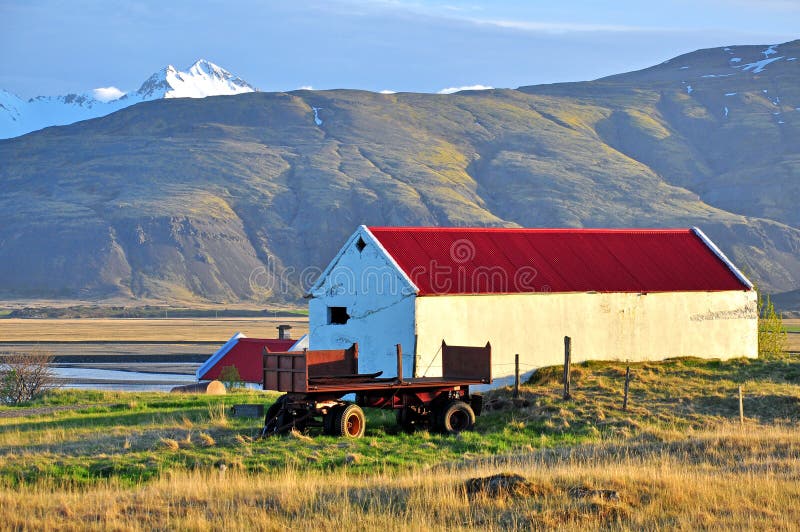 Icelandic farm house