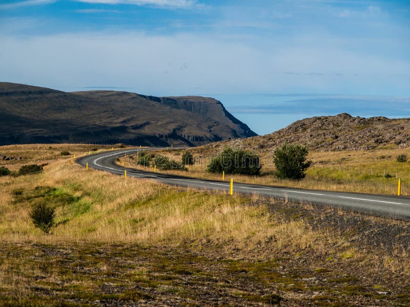 Icelandic Road Stock Photo Image Of Distant Asphalt 31451384