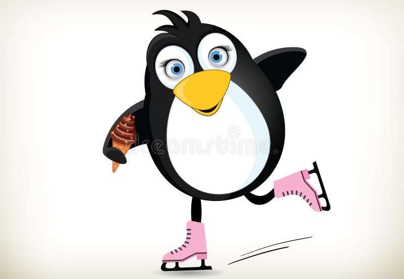 Iceskating Penguin