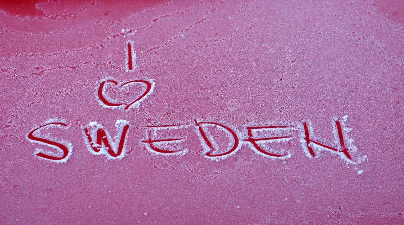 Ich liebe Schweden stockbild. Bild von zinsen, verdammungen 47125147