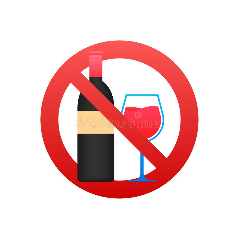No Alcohol Black White Symbol Stock Illustrations 813 No Alcohol Black White Symbol Stock