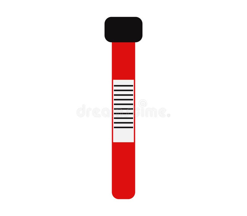 Icon of Blood Container Illustrated Stock Illustration Illustration