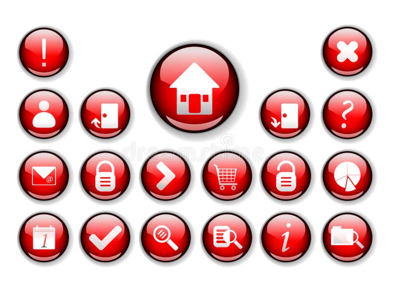 Icon Button Series 2 - web icons