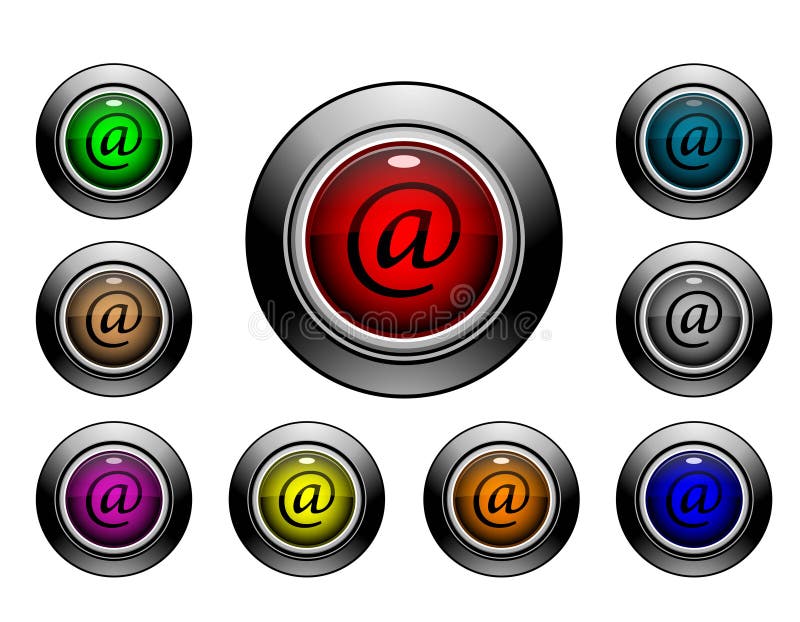 Icon Button Series - Email