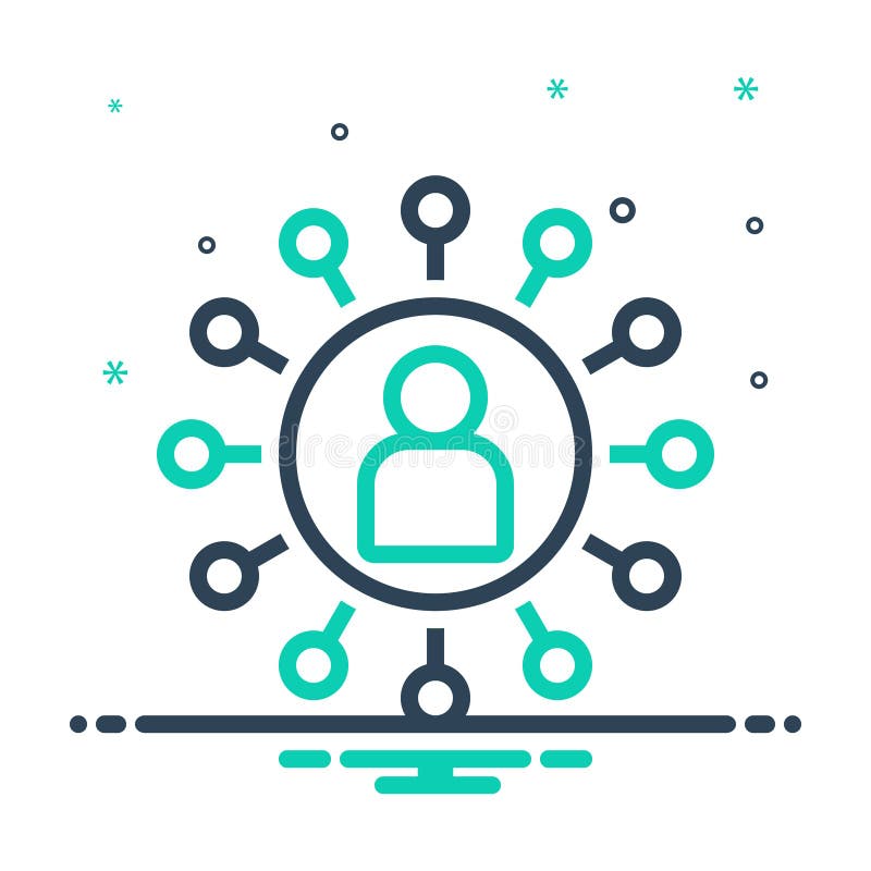 Mix icon for Connection, communication and community. mix icon for Connection, connectivity, team, communication and community