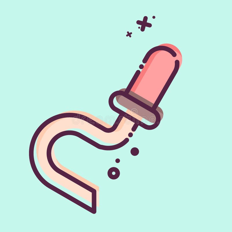 Icon Crowbar. related to Firefighter symbol. MBE style. simple design editable. simple illustration royalty free illustration