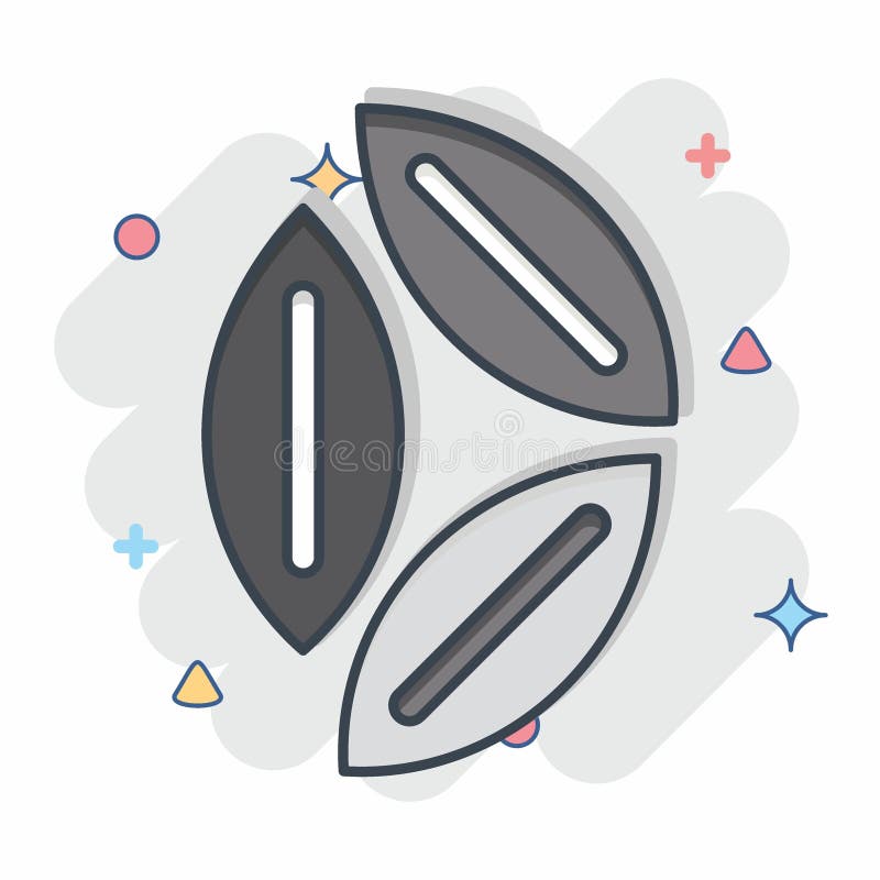 Icon Cumin. related to Spice symbol. comic style. simple design editable. simple illustration vector illustration