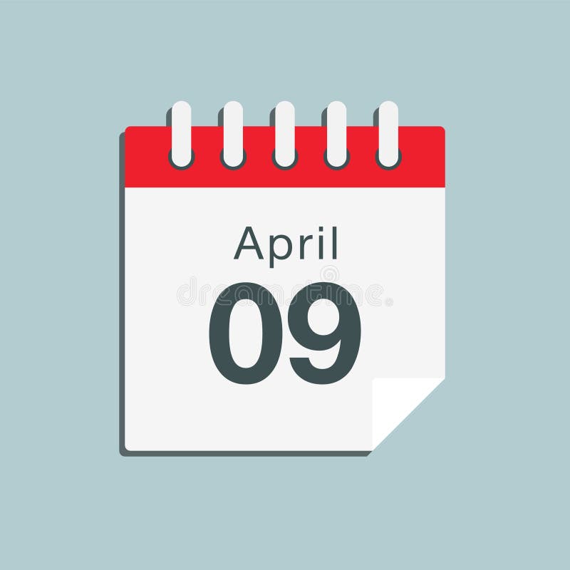 April 9th Stock Illustrations – 143 April 9th Stock Illustrations, Vectors  & Clipart - Dreamstime