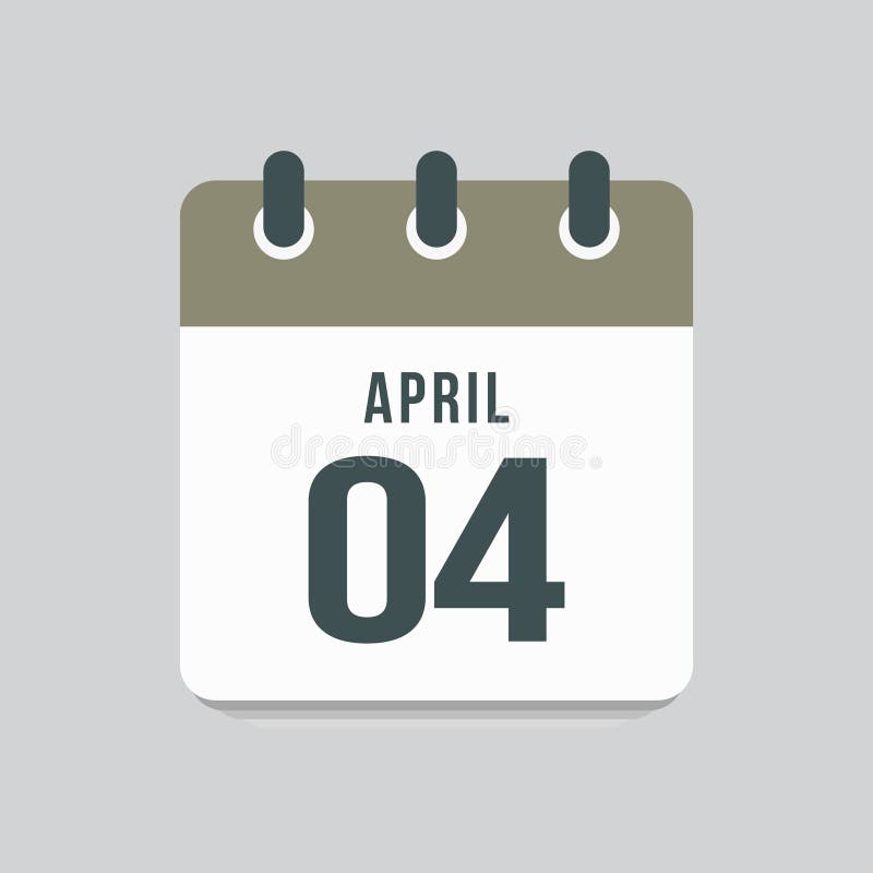 4th April Stock Illustrations – 397 4th April Stock Illustrations, Vectors  & Clipart - Dreamstime