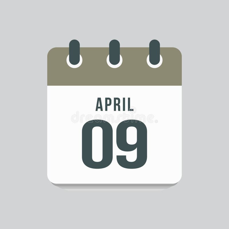April 9th Stock Illustrations – 143 April 9th Stock Illustrations, Vectors  & Clipart - Dreamstime