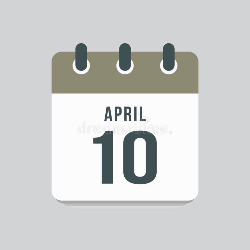 April 10th Stock Illustrations – 140 April 10th Stock Illustrations,  Vectors & Clipart - Dreamstime