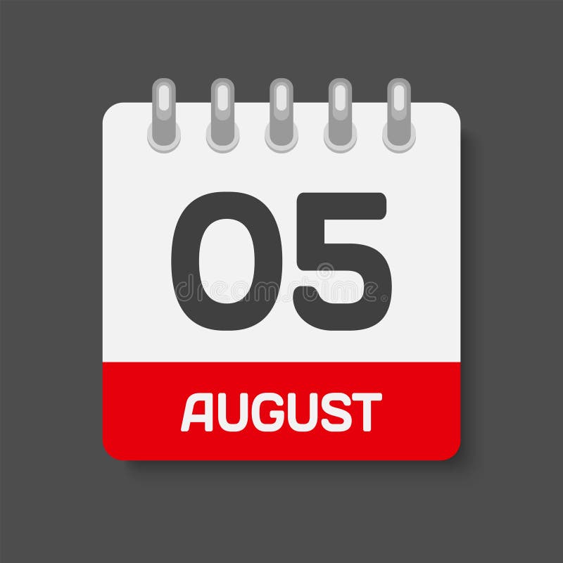 5th August Stock Illustrations – 219 5th August Stock Illustrations, Vectors & Clipart - Dreamstime
