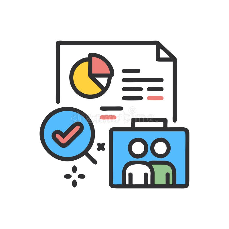 Dynamic Business Proposal Icon vector illustration
