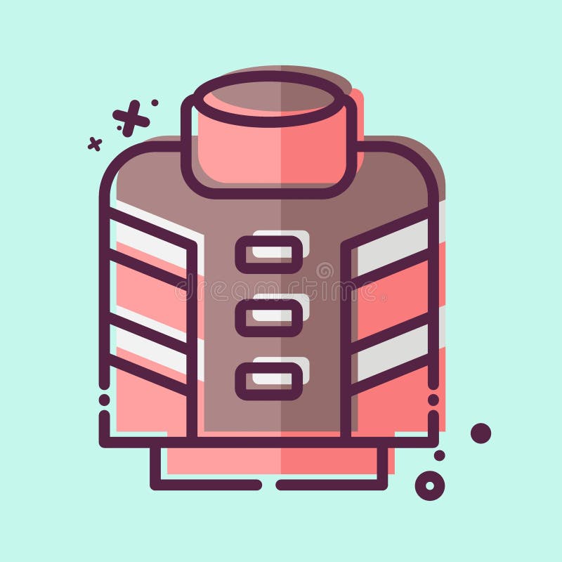 Icon Fireman. related to Firefighter symbol. MBE style. simple design editable. simple illustration stock illustration