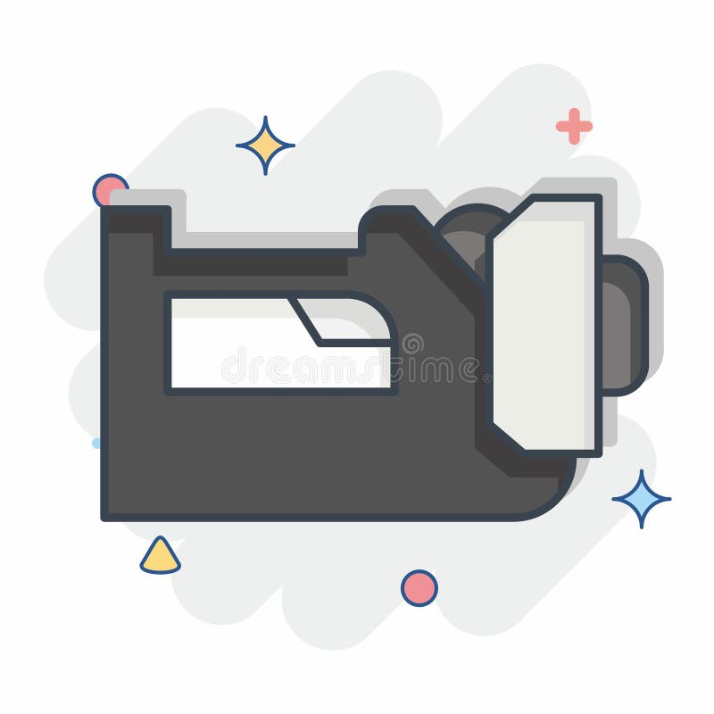 Icon Lantern. related to Firefighter symbol. comic style. simple design editable. simple illustration vector illustration