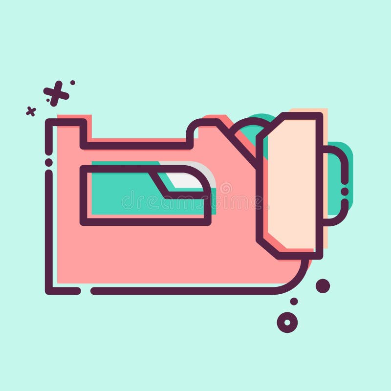 Icon Lantern. related to Firefighter symbol. MBE style. simple design editable. simple illustration royalty free illustration