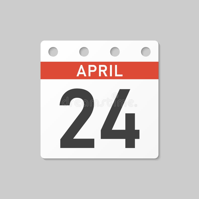 April 24th Stock Illustrations – 222 April 24th Stock Illustrations,  Vectors & Clipart - Dreamstime