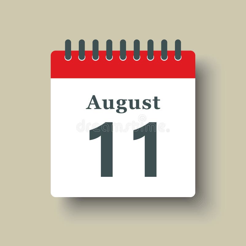 11th August Stock Illustrations – 357 11th August Stock Illustrations, Vectors & Clipart - Dreamstime