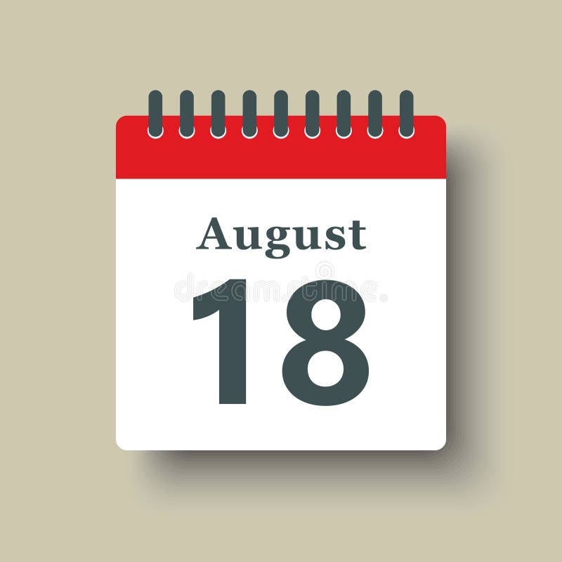 August 18th Stock Illustrations – 139 August 18th Stock Illustrations, Vectors & Clipart - Dreamstime