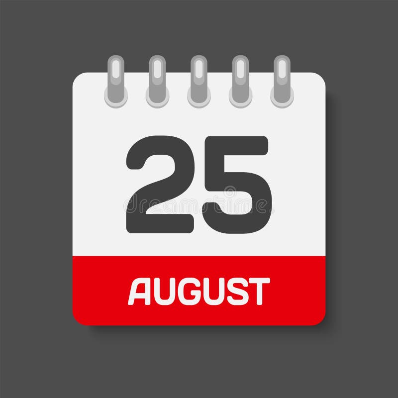 August 25th Stock Illustrations – 400 August 25th Stock ...