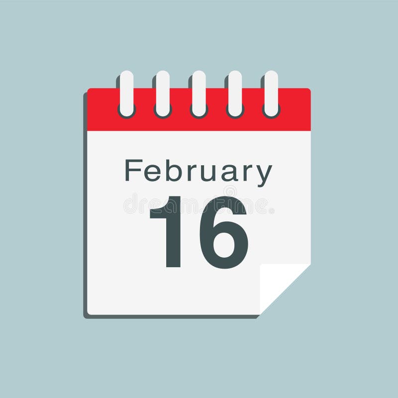 February 16th Stock Illustrations – 344 February 16th Stock Illustrations,  Vectors & Clipart - Dreamstime