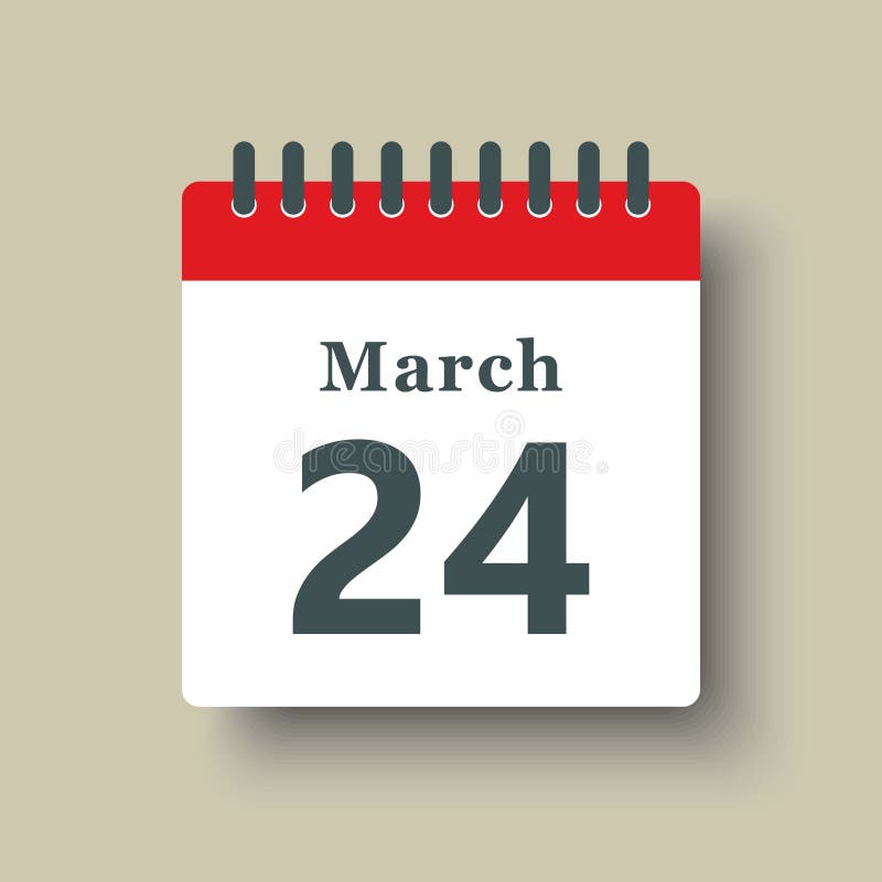 24th March Stock Illustrations – 227 24th March Stock Illustrations,  Vectors & Clipart - Dreamstime