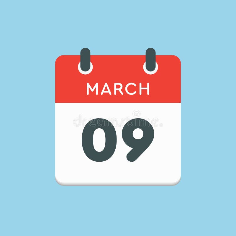 March 9th Stock Illustrations – 196 March 9th Stock Illustrations, Vectors  & Clipart - Dreamstime