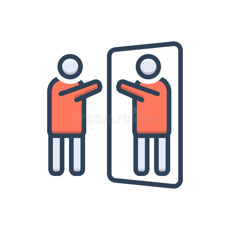 Reflectionsmirror Stock Illustrations 4 Reflectionsmirror Stock