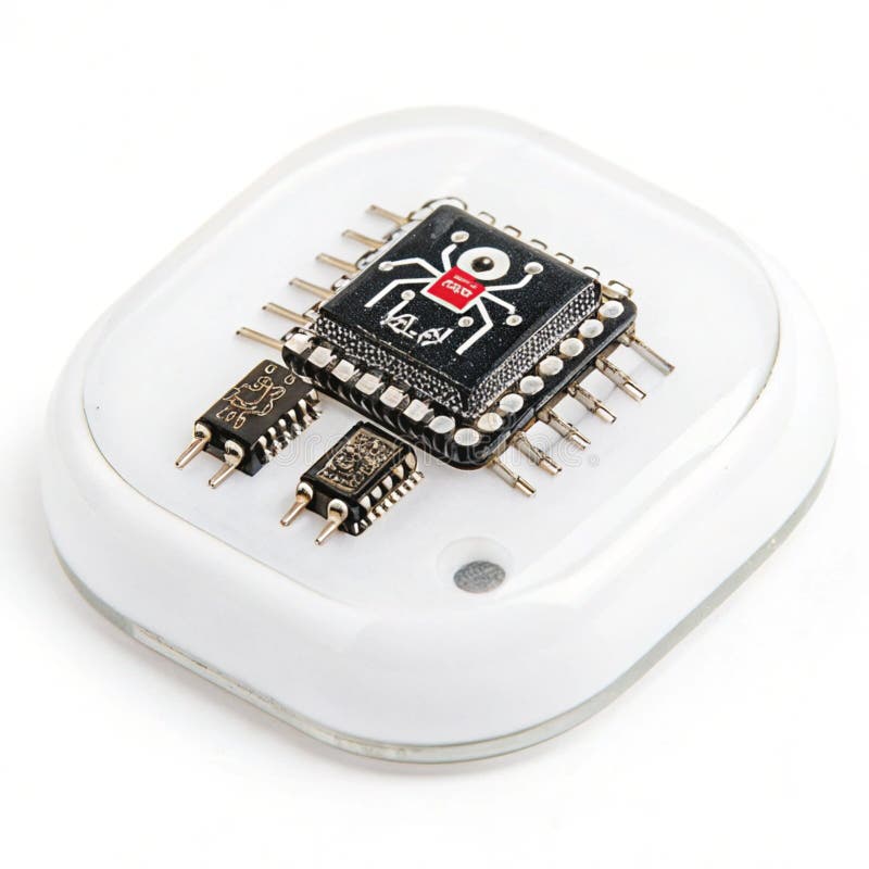 Nanobots icon isolated on white background stock illustration