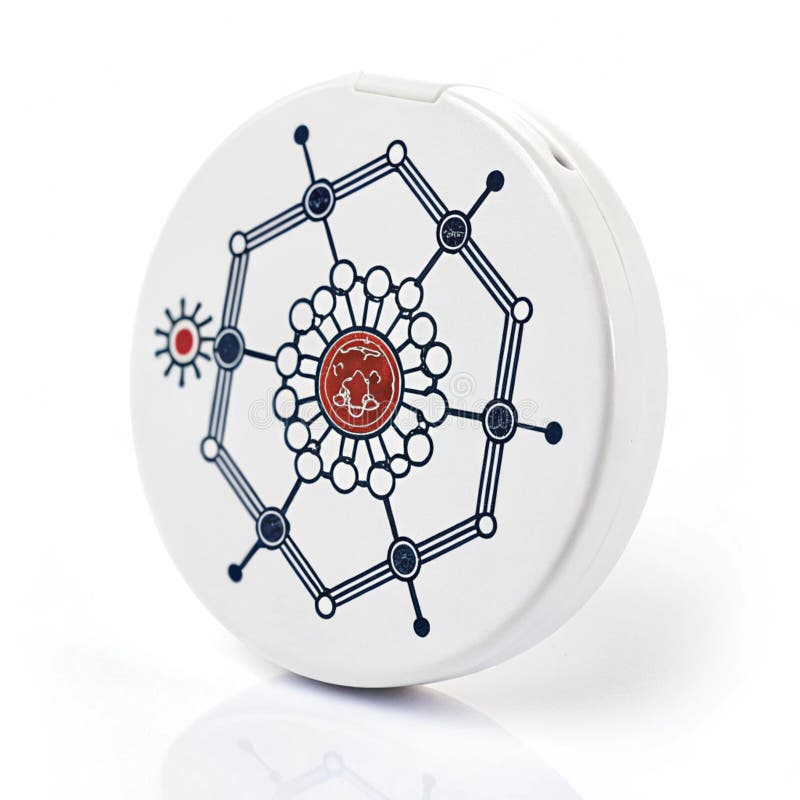 Nanotechnology icon isolated on white background stock illustration