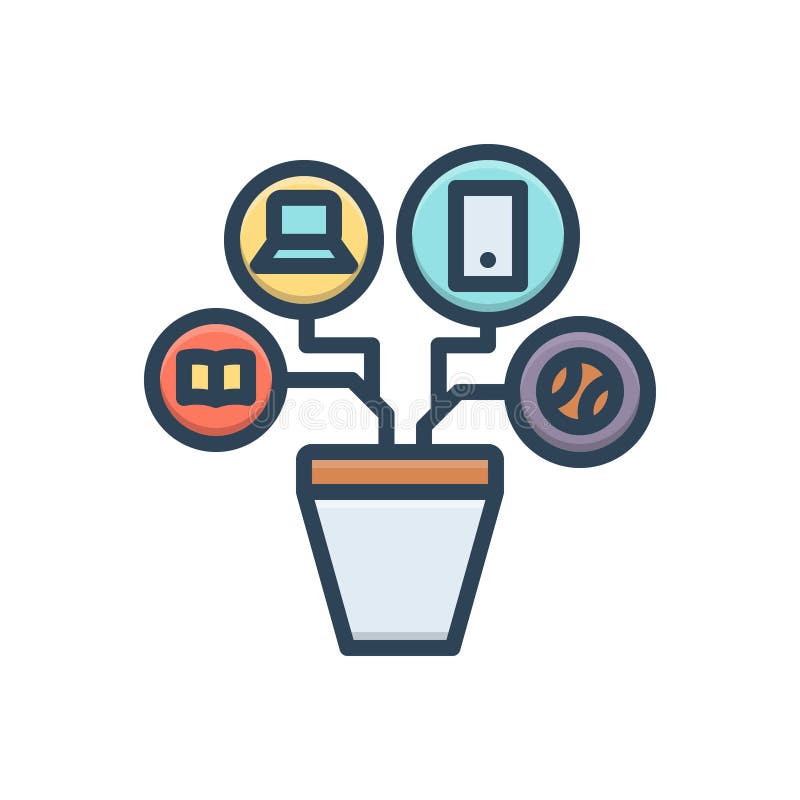 Color illustration icon for Rule, regulations and precept vector illustration